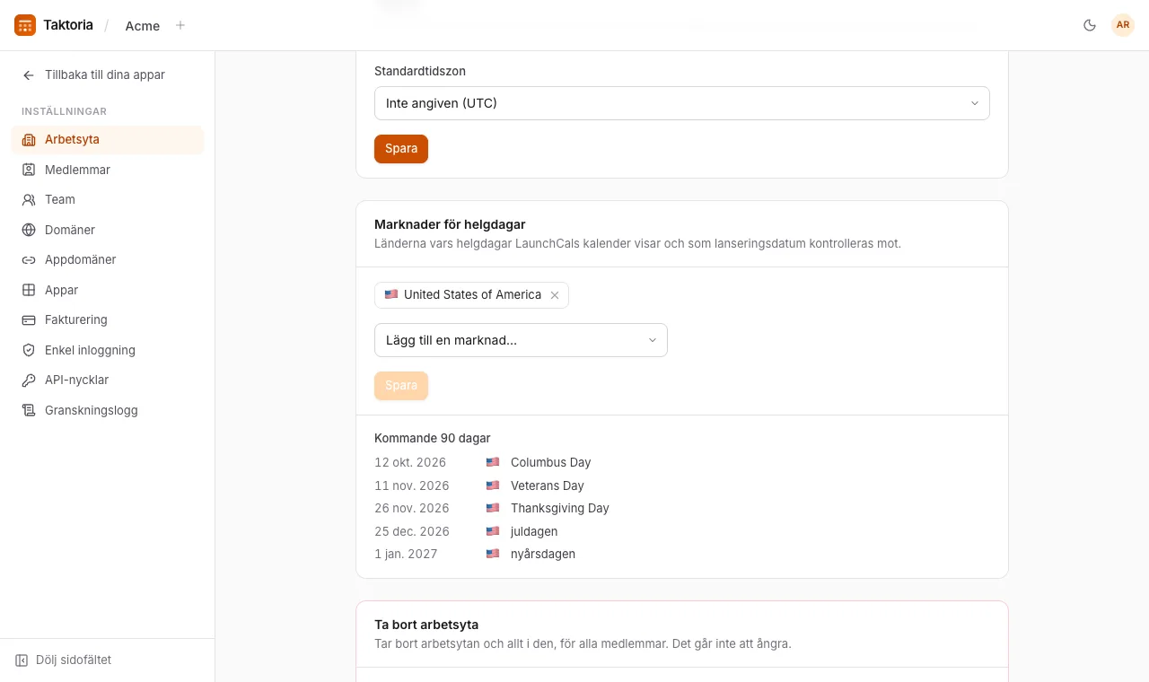 Marknader för helgdagar